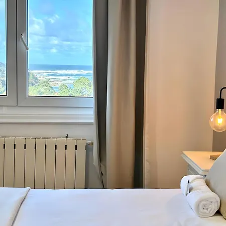 Villa Holibai, San Martino, Desconecta En Esta Gallega Con Vistas A Islas Cies Baiona