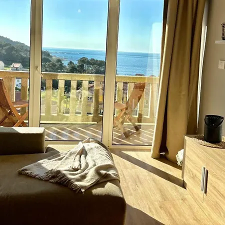 Villa Holibai, San Martino, Desconecta En Esta Gallega Con Vistas A Islas Cies *